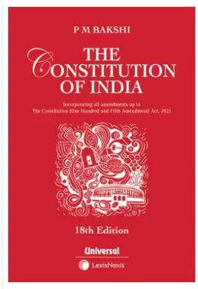 The Constitution of India 18th edition  (Paperback, P M BAKSHI)